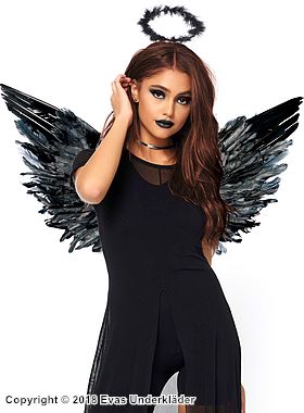 Angel, costume set, marabou, wings